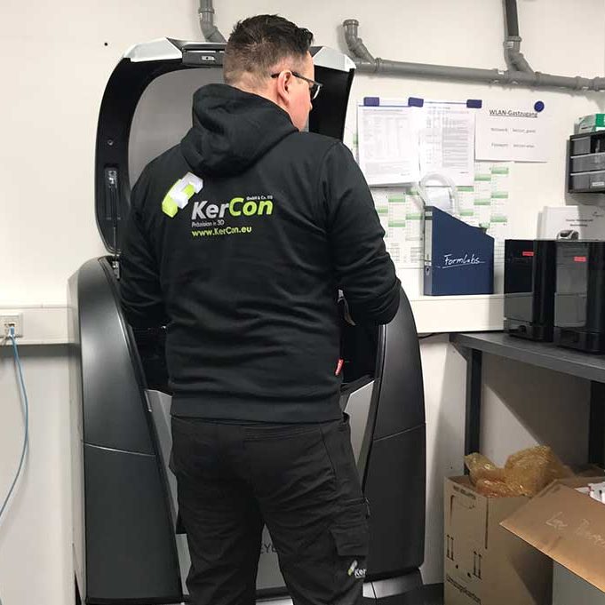 Bedruckte Jacke von KerCon by MW Textildruck-Fabrik