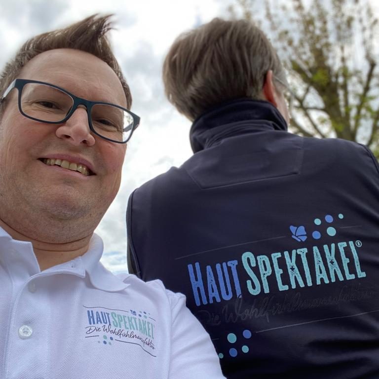 Teambekleidung Hautspektakel bedruckt von MW Textildruck