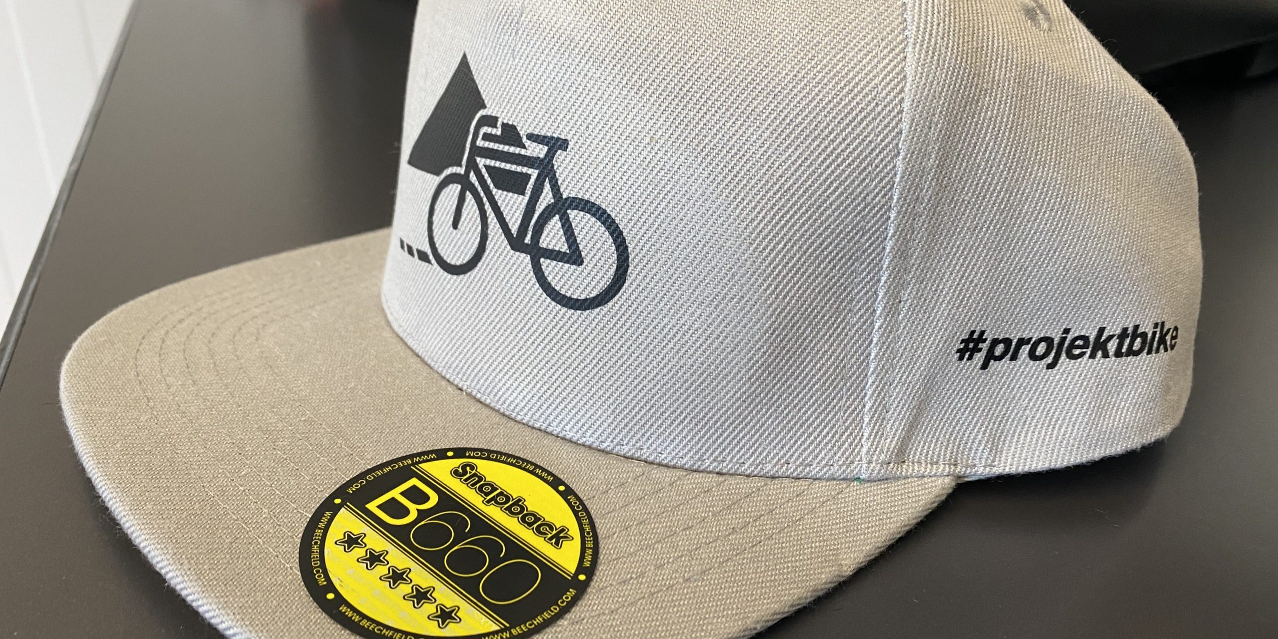 Projekt Bike bedruckte Kappe MW Textildruck