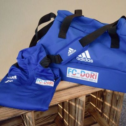 Tasche und Zipper FC-DoRi bedruckt von MW Textildruck