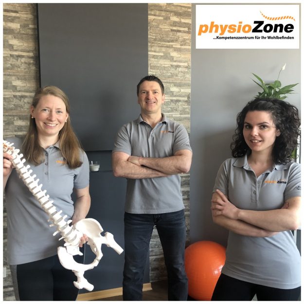 Teamshirts von PhysioZone bedruckt von MW Textildruck