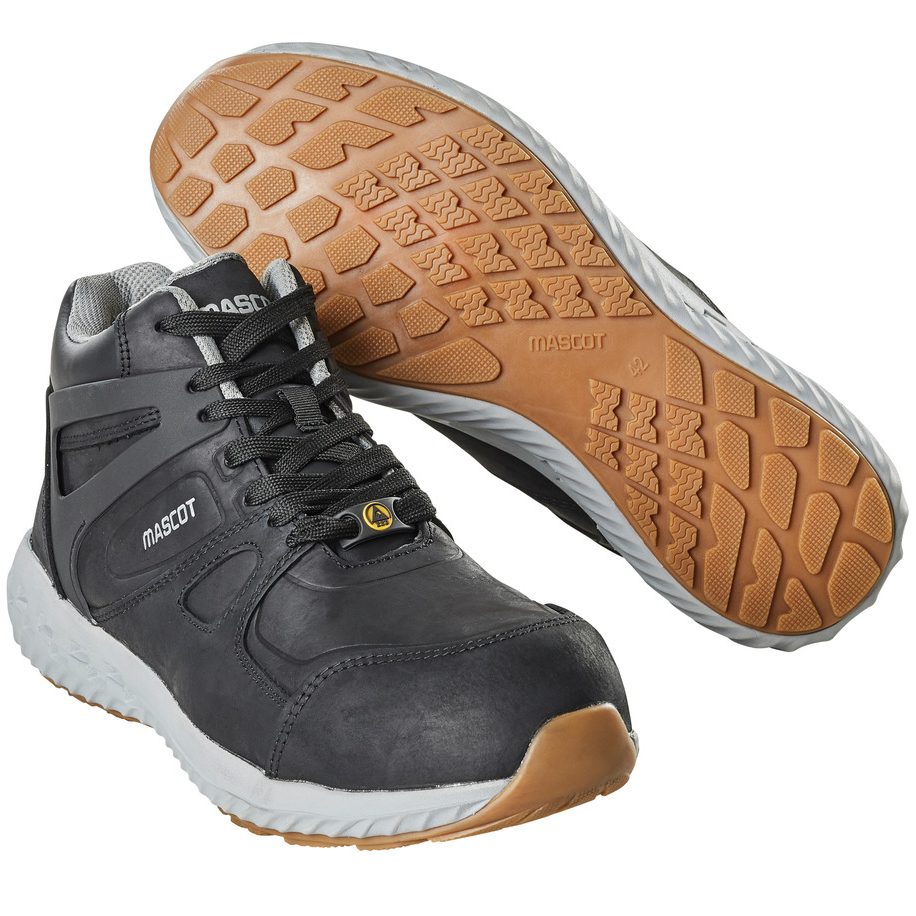 Arbeitsschuhe von Mascot Schwarz Grau