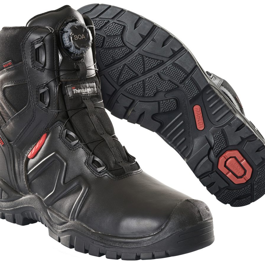 Arbeitsschuhe von Mascot Schwarz Rot