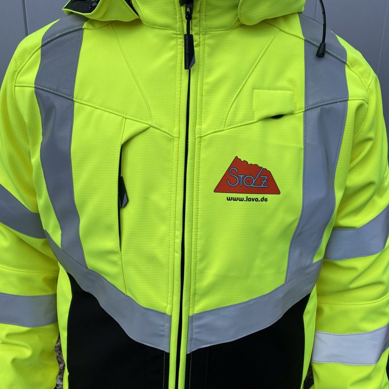 Textilveredelung Schutzkleidung Lava Stolz | MW Textildruck-Fabrik