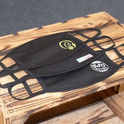 Mundmasken bedruckt und personalisiert von MW Textildruck