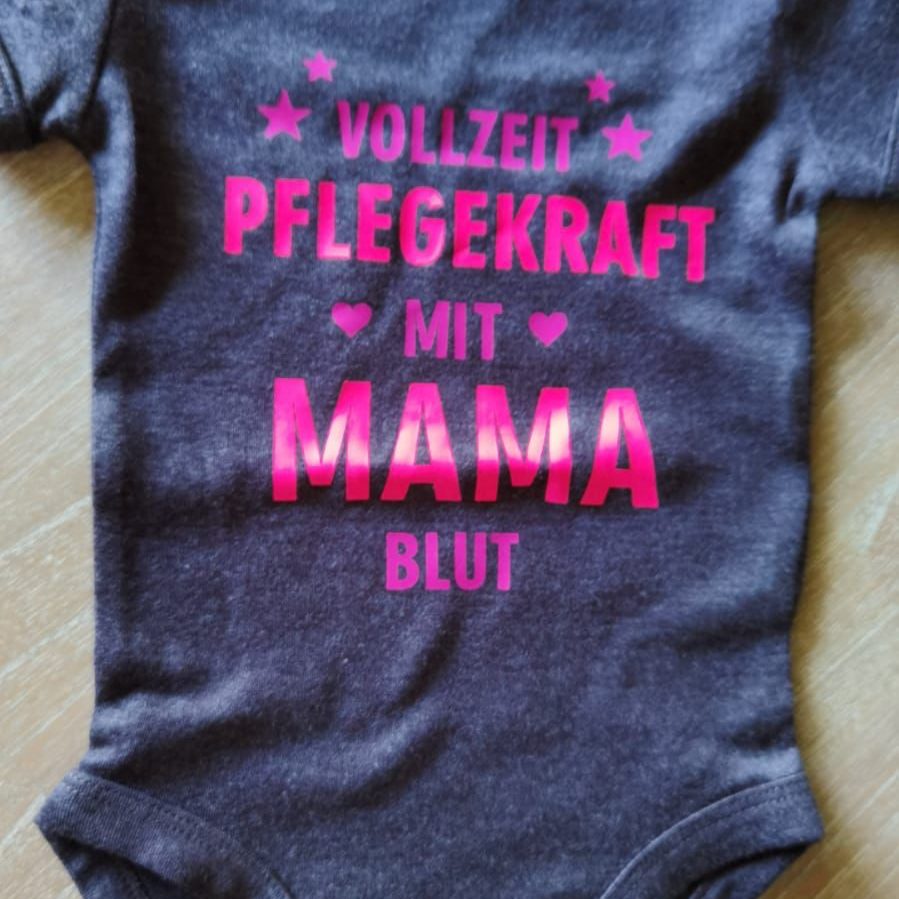 Body bedruckt rosa MW Textildruck