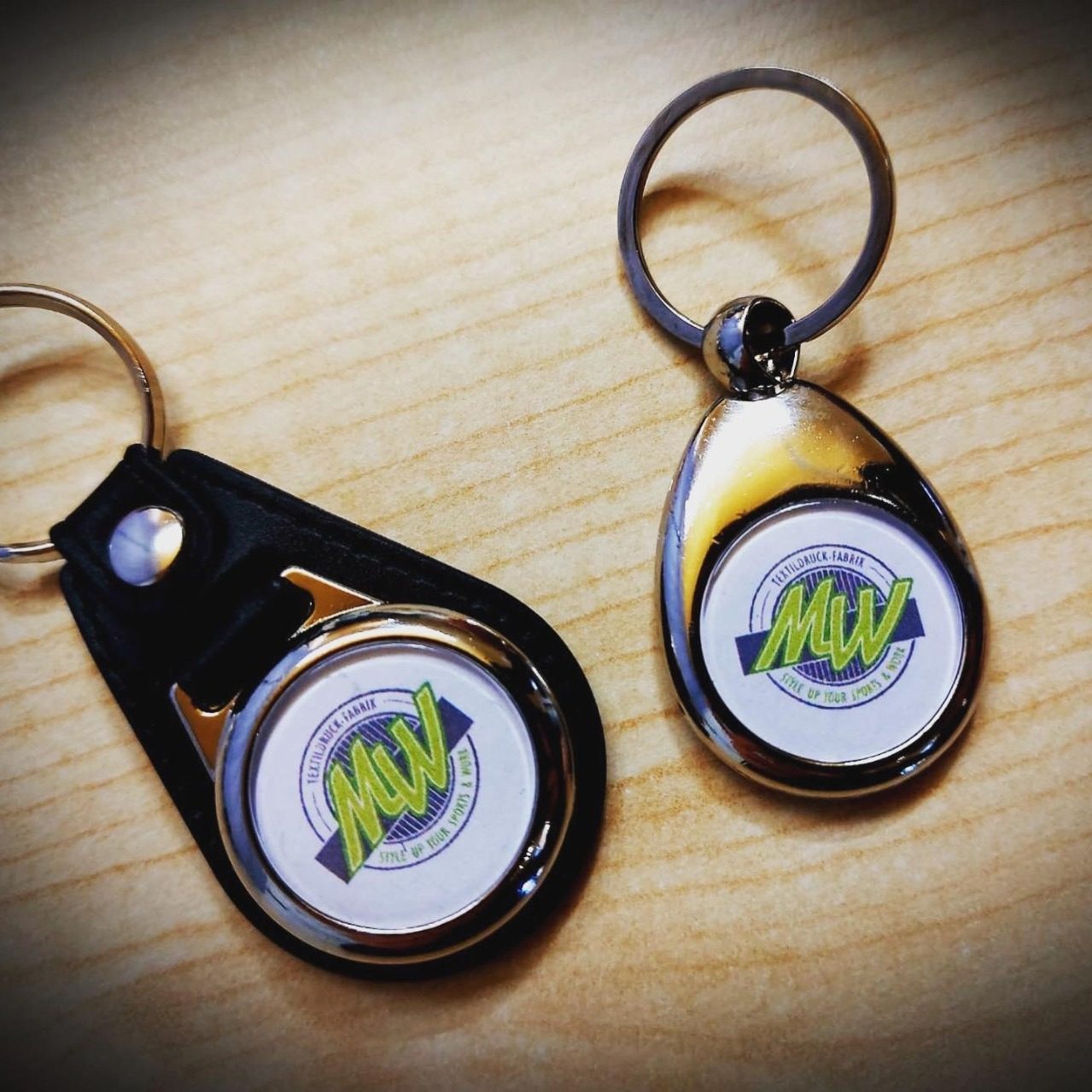 Schlüsselanhänger von MW Textildruck